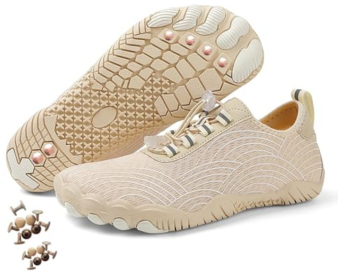 Zureto Chaussures de mise à la terre en cuivre pour homme et femme