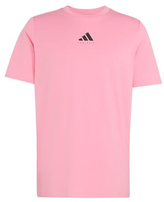 adidas Herren Football Category Graphic Shirt, White, M