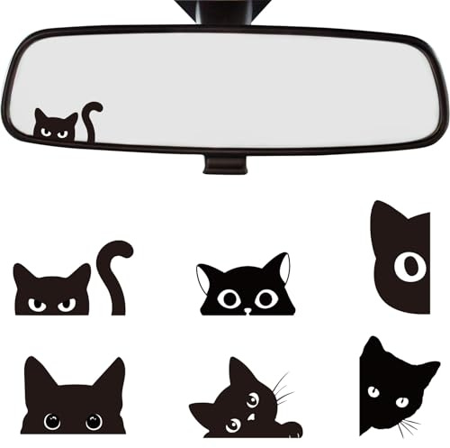 Zosutetoxo Car Sticker, Auto Aufkleber Mit Katze Design & Wunschtext, Autosticker Für Auto Deko Personalisierter Aufkleber
