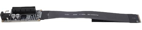 EIMSOAH PCIe 4.0 X4 to M.2 M Key Extender Cable Flexible FPC Cable for NVMe SSDs, PCIe Expansion Cards, Perfect for Mining Rigs and Workstations