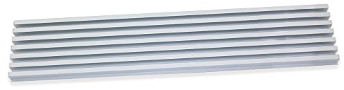 Emuca - Rejilla de Ventilación para Frigorífico/Horno, Aluminio anodizado mate