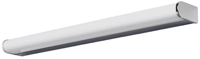 Lindby LED Wandleuchte, Wandlampe Bad Philippa (spritzwassergeschützt (Modern) in Chrom aus Metall (1 flammig) - Wandleuchten Spiegelleuchte Badezimmer Wandbeleuchtung Badezimmerleuchte