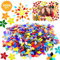 Mosaik-Fliesen, transparent, gemischte Farben, Mosaik-Fliesen, Glas-Stücke für Heimdekoration oder Basteln, quadratisch, 1000 Stück Rhombus,1.1 by 1.1 cm