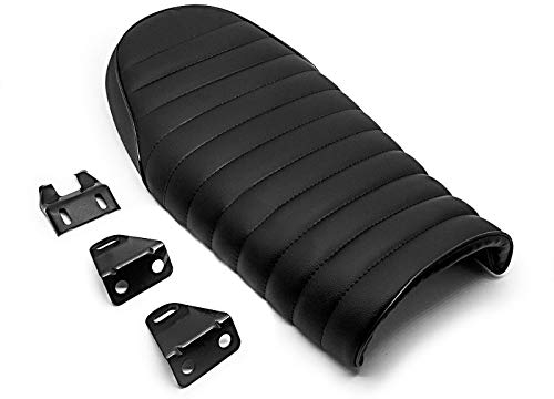 Sitzbank Caferacer Kompatibel mit Honda Hornet 600/ S, CBF 600 Flat schwarz