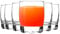 LAV 12x Clear 80ml Adora Shot Glasses - Small Vodka Tequila Jelly Cocktail Mini Dessert Party Drinking Glass Cups Set