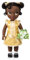 Disney Store Puppe Tiana aus der Animator Collection, Küss den Frosch, 39 cm / 15, echt wirkendes Haar zum Kämmen und Outfit, mit Naveen als Plüschtier aus Satin, Sammelpuppe für Kinder ab 3 Jahren
