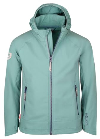 Trollkids Girls Kvalvika Jacket 116, Glacier Green