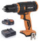 Evolution Power Tools R13CMB-Li Perceuse combinée sans fil 18 V avec 3 modes (perceuse, conduite, impact), vitesse variable, clip de ceinture, lampe de travail LED – Batterie lithium-ion et chargeur