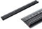 Aluminium-Lineal mit erhöhtem Griff, 30 cm, für Handwerk, Sicherheit, Lineal für Längenmessung, Schwarz