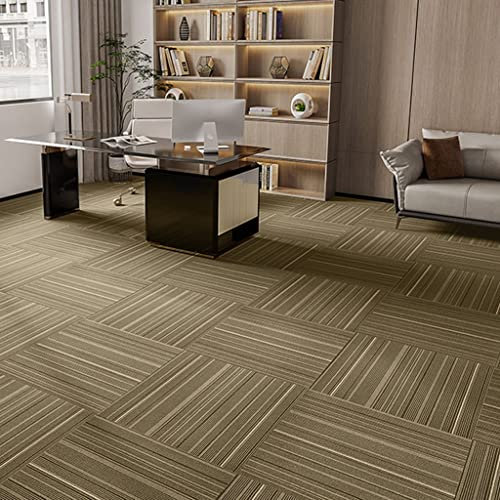 BAXIS Commercial Carpet Squares 40 Pcs Freely Splice Heavy Duty Carpet Tiles Waterproof Flooring Tiles Hard Wearing for Home Office (Color : Style2, Size : PVC Backing)