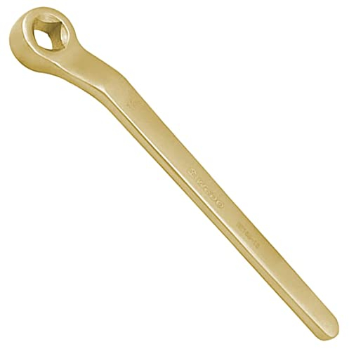 WEDO Funkenfrei Ventil Handrad für Sanitär-Oberteil Vierkant, Explosionsgeschützter Ventilschlüssel, Vierkantschlüssel, DIN Standard BAM/FM Zertifikat, Aluminiumbronze, 6mm*9mm