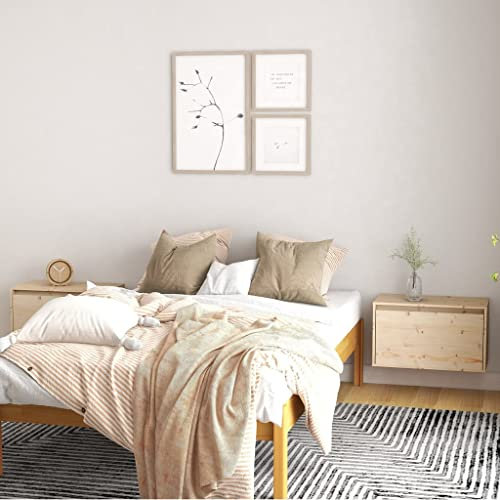 Würfelregale 2 STK, Würfelregal-Set in Moderner Regalwürfel Flexicube Massivholz Kiefer Hängeregal Cube Regal für Bücher DVD Auszeichnungen Büchern Sammlerstücken, 60x30x35 cm