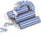 Luftschlangen * Oktoberfest * als Deko und Tischschmuck | 3 Rollen mit je 18 Schlangen in blau-weißer Raute, je 4m lang | Tischdeko Party Streamers ***FLAMMHEMMEND***