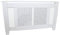 Monster Shop - Cubreradiador para Esconder Ocultar Radiadores MDF Anchura Ajustable 1400-1920mm Cubierta Radiador Acabado Blanco Moderno Cubreradiadores Cubre Radiadores con Cepillo Limpieza Gratis