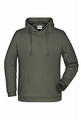 James & Nicholson Herren Basic Kapuzensweat - Klassischer Hoody mit Kängurutasche