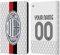 Head Case Designs Offizielle Personalisierte Individuelle AC Milan Away 2023/24 Trikot Leder-Wallet-Hülle Kompatibel mit Apple iPad Air 2 (2014)