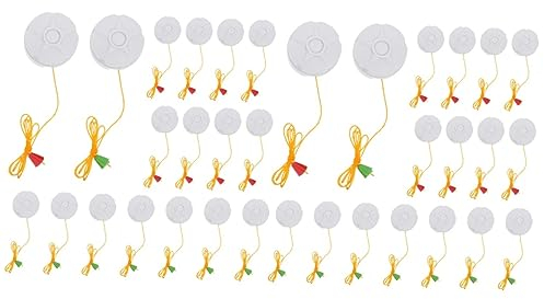 DOITOOL 40 STK Seilschalter Lichtzugschalter Kettenverlängerung Ziehen Verlängerung Für Deckenventilator Pillenschalter Für Wandlampe Kettenschalter Ziehen Abs Deckenlampe EIN Stück