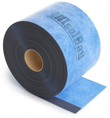 Isolbau Ruban d'étanchéité autocollant pour baignoire - 25 m - Pour étanchéité sanitaire, baignoire, douche, salle de bain - Pour l'intérieur et l'extérieur