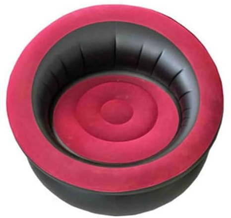 ALSUPEU Inflatable Freizeit-Sofa/-Stuhl Und Fußhocker, Faltbarer Scharender Luft-Sofa-Aufblasbarer Stuhl, Tragbare Couch Zum Camping Und Picknick,001