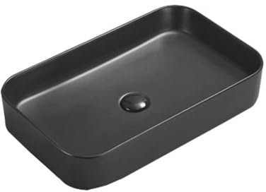 Mexen Waschbecken Vena 22196085 mit Einzelbecken schwarz matt