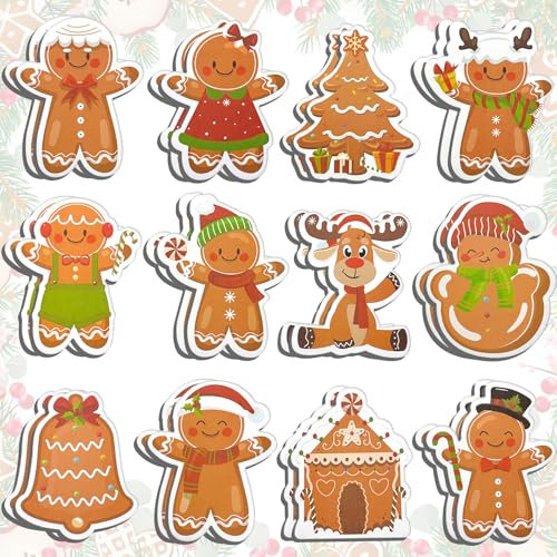 YeahBoom 24Pack Haftnotizen Weihnachten,Mini Haftnotizen Weihnachten,Sticky Notes Weihnachten,Haftnotizen Klebezettel Weihnachten,Weihnachtliche Haftnotizen,Weihnachten Notizblock,Weihnachtsnotizen