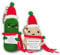SZMDLX Pommes 2Pcs Positive Pickle Mit Schlüsselanhänger,Frohe Weihnachten Sammlung Puppen Positive Kartoffeln Emotional Support Pickle Für Geburtstage,Rucksack,Weihnachtsbaum,Party Dekorati