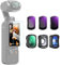 K&F Concept 10X Macro Macro Obiettivo Magnetico, Grandangolari Obiettivo, 1.2X Anamorfico Obiettivo, ND18 Filtro, ND32 Filtro, ND128 Filtro, Compatibile con DJI Osmo Pocket 3