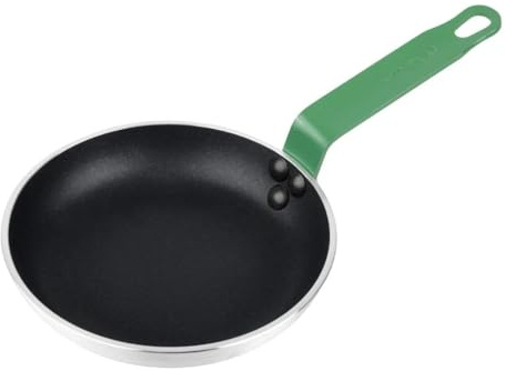Hygiplas Frypan Aluminium Non-stick Teflon Platinum Plus Green Handle - 200x35mm
