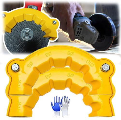 2025 New Drill Bit Grinding Attachment,Drill Sharpener Tool for All Bit,Drill Bit Sharpener,Precision Drill Bit Sharpening Guide Tool, Angle Grinder Drill Bit Sharpener,Drill Bit Honing Tool (2pcs)