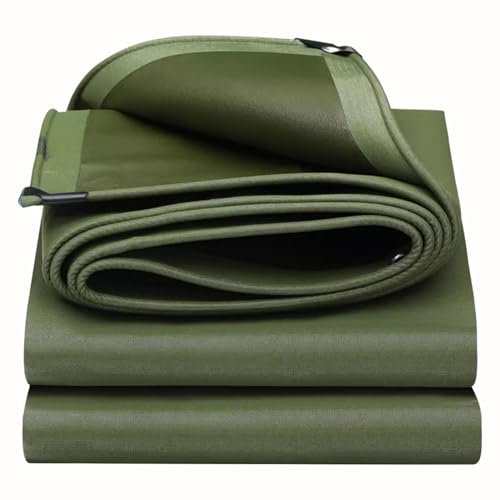 Genérico Lona de Polietileno, Lona Impermeable para techos Exteriores, Cubiertas para Piscinas, Botes, automóviles 2x1 a 10x20 m, Lona Opaca a Prueba de Lluvia y Rayos UV, Verde(2x7(m))