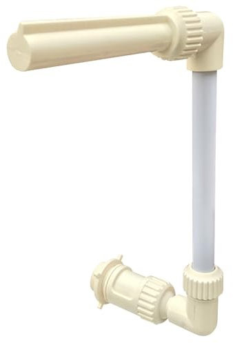 Poolbrunnen, Plastik -Pool -Wasserfall, Verstellbarer Poolsprinkler, einfach zu installierende Pool -Sprinkler -Brunnen passt zu den meisten 1,5 inground Pools, oberirdische Pool -Gewinde -Rückgaberi