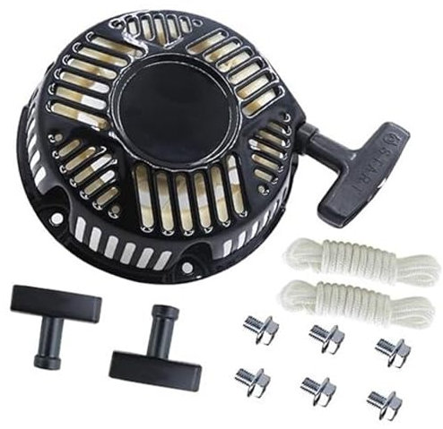 DEMULAX 590607 Pull Start Assembly, Recoil Pull Starter with Pull Rope Replacement, for, 590607 797276 Generator Pressure Washer 163cc 208cc Engine Garden Machine Recoil Starter