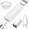 3-Pack USB C to Pencil Charger Adapter for Apple Pencil 1st Generation,Female Type C for Lightning Adapter for iPad 10th/11th (A16) Bluetooth Pairing,iPencil Tips + Replacement Cap for Apple Pen 1st