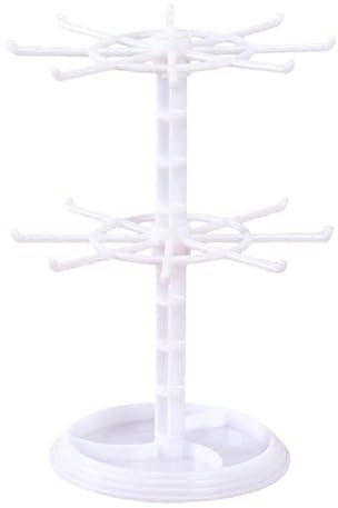 Wisylizv Schlüsselanhänger‑Präsentationsständer - Metall Kettenhalter | Kettenständer Schmuck Drehbar Schmuckregal | Rotierender Schlüsselanhänger Display Ständer Aus Metall