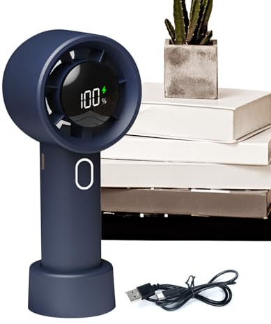 Generico Fan | Cooling Fan | Cool Gadgets Digital Display, Battery Operated Air Cooler 100 Speeds for Adults Children's Room Camping Al