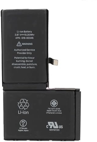 Batteria compatibile con iPhone XS MAX A1921 A2101 Batteria interna di ricambio (non originale)