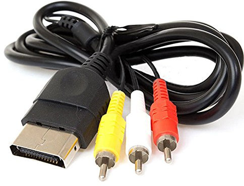Yeshi 1.8m Audio Video Composite AV Cable 3 RCA Home TV Wire Cord for Xbox Classic 1