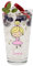 Stirefchen® Trinkglas für Kinder mit Namen personalisiert, Motivauswahl, 300 ml (Ballerina)