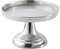 Dekoteller Schale Dekoschale Servierplatte Etagere Rund, Metall Aluminium Silber Luxus, Deko Dekoration Tischdeko Modern, für Wohnzimmer und Küche S 19,5 cm