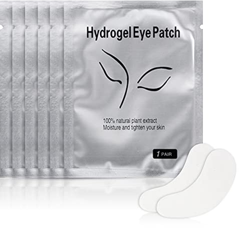 50 paia Eye Gel Patches, Cuscinetti per le ciglia,Adesivi Eye Pads,Extension Ciglia Gel Cerotto, per Estensioni Ciglia,DIY Ciglia finte trucco
