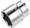 sourcing map 1/2-inch Drive 1-1/16-inch 6-Point Shallow Socket, Cr-V