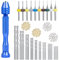 Spiralbohrer Bits, Präzision Handbohrer Pin Vise Set Werkzeuge Mikro Bohrer Bit Für Epoxidharz Formen Schmuck Handwerk Schlüsselbund Hausnummer Alphabet Harz Gießform