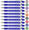 Qingxily Personalisiert Kugelschreiber mit Gravur Hochwertig Personalisierter Metall Stylus Stift Soft-Touch-Kugelschreiber mit Namen Für Mädchen Männer Vielschreiber Schule Büro-12 Stück