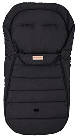 Altabebe (AL2450L-34 Übergangsfußsack, Sommerfußsack, Lifeline für alle gängigen Kinderwagen Buggys und Jogger, Farbe: Melange Schwarz