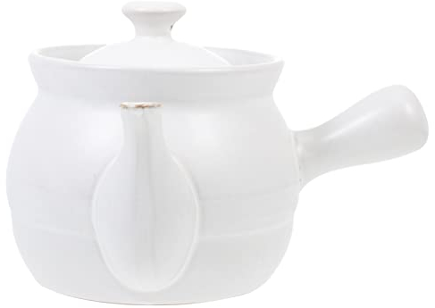 Induktion Kochtopf Keramik Suppentopf Steintopf: 2. 6L Keramiktopf Chinesische Medizin Topf Porzellan Wasserkocher Eintopf Auflauftopf mit Deckel Griff Retro Auflauf Pfanne Kräuter Tee Kochgeschirr