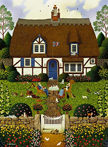 Buffalo Games - Charles Wysocki - Bachs Magnificat in D-Moll - 1000-teiliges Puzzle für Erwachsene, herausforderndes Puzzle, perfekt für Spieleabende - Fertige Puzzle-Größe ist 26,75 x 19,75 cm