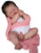 Lonian 19 Zoll 48 cm neugeborenes Babypuppe Reborn schlafendes Baby lebensechte weiche Haptik für Kinderspielzeuggeschenke