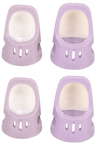 Fingerhut aus Silikon, 4 Stück, Weiches, Elastisches Silikon, Fingerschutz, Fingerspitzenschutz, Fingerlinge für Kreuzstich, Handarbeiten, Nähen, Stickerei