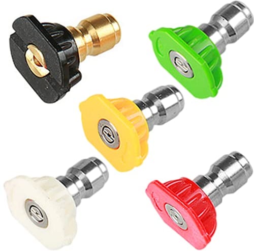 HuYiGGZ Pressure Washer Adapter & Nozzles Connector Fitting Compatible with Karcher/Kärcher K Series K2, K3, K4, K5, K6, K7 High Pressure Washer (Pressure Washer Nozzles&Adapter)