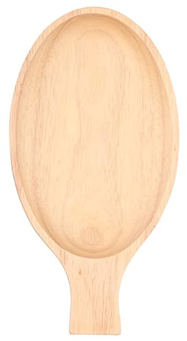 Holzteller, 280 ml Japanischer Speiseteller, Fischförmige Servierteller für Snacks, Salate, Früchte